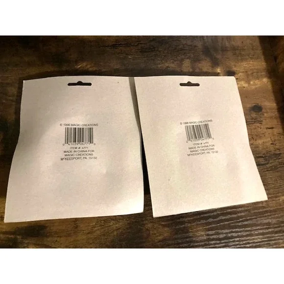 Vintage 90's FLOWER Magnets - Kitschy Magnetic Flowers - 2 Piece Set - Picture 8 of 8